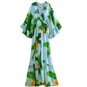 FARM Rio | Dresses | Farm Rio Fresh Bananas Maxi Dress | Poshmark
